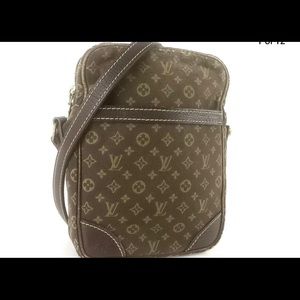 ♥️ AUTHENTIC♥️ LOUIS VUITTON DANUBE MINI LIN EBENE